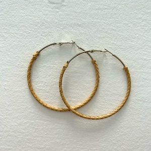 Lauhala Hoop Earrings